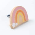thumbnail image 4 of WonderBee Dusty Pink Rainbow Decorative Painted Wall Hook Ideal Decor for Child's Bedroom, Nursery for Girls & Boys Genuine Beech Wood, Easy to Install, Sturdy Metal Screw Included, 4 of 9