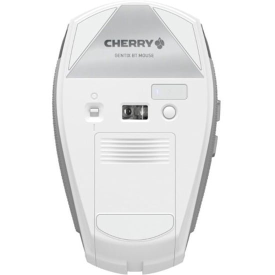 CHERRY Bluetooth(r) mouse with multi-device function - Frosted Silver, Optical sensor, 7 buttons, scroll wheel, multi-device function for up to 3 devices, encrypted Bluetooth(r)5.0 (AES 128)