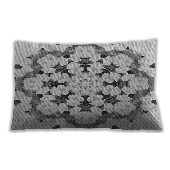 Ahgly Company Indoor Rectangular Contemporary Lumbar Throw Pillow, 13 inch by 19 inch