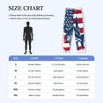 thumbnail image 4 of Uemuo fisherman fishing with USA flag Pattern Men's Wide Leg Palazzo Lounge Pants with Pockets Light Weight Loose Comfy Casual Pajama Pants-XX-Large, 4 of 6