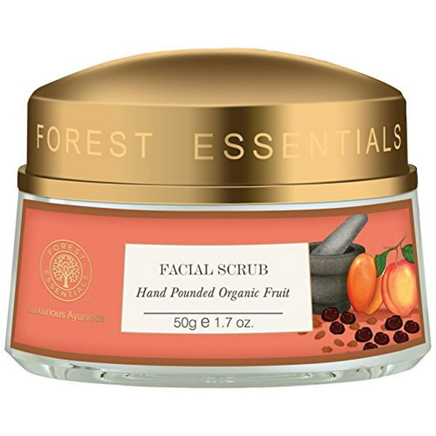 Forest Essentials Hand Pounded Organic Fruit Scrub, 50g