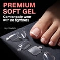 thumbnail image 3 of Soft Gel Toe Nail Tips 240 Pcs 12 Sizes Seamless Full Coverage Toe Extension Tips, No Filing Needed False Toenail Tips for Salon - Blue, 3 of 5