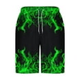 thumbnail image 4 of WAENQINLA Men's Swim Trunks Quick Dry 3D Flames Printed Beach Board Shorts with Pockets Big and Tall Drawstring Elastic Waist Bathing Suits, 4 of 5