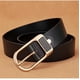 thumbnail image 4 of Cinturón con hebilla de pasador con relleno de pegamento para hombres, cinturón con hebilla de aleación casual de moda retro exclusivo, uso versátil, ajuste cómodo, 4 of 5