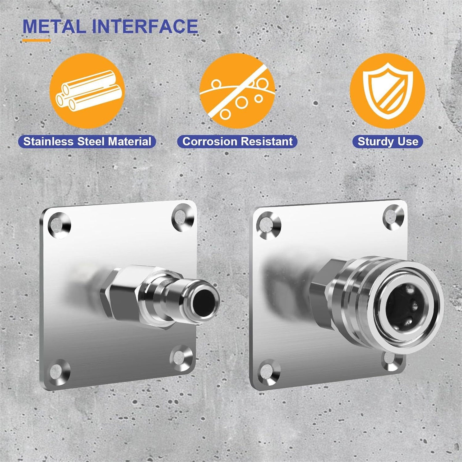 Sturdy Metal Wall Bracket for Pressure Washers Universals Mounting Systems with Quick Connection Interfaces