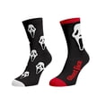 thumbnail image 1 of GhostFace Chaussettes Mi-Mollet Mask, Lot de 2, 1 of 2