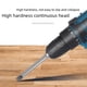 thumbnail image 5 of Juego de 6 destornilladores eléctricos de una sola cabeza, de una palabra, con cabezal de pistola, destornillador magnético s2, cabezal de lote neumático, 1/4", 5 of 5