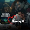 thumbnail image 6 of Yatskia Telescope Northern Lights Large Funeral Urns for Human Ashes Adult Female, Memorial Urn for Human Ash, Small Cremation Burial Urn for Ashes Adult Male, (Monar 10 Inch and 3 Inch), 6 of 8