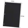 ThxMadam Scrapbook Refill Paper - 20 Sheets Black Blank Pages, 26x17.5cm (A5-A4 Size)