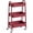 Red, variant on ZUNMOS 3 Tier Rolling Cart, Metal Utility Storage Cart with Lockable Wheels for Livingroom, Bathroom, Kitchen & Narrow Spaces,Red