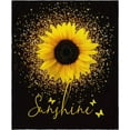 thumbnail image 3 of Sunflower Blanket Beautiful Sunflowers Throw Blanket Soft Flannel Lightweight Blanket Gifts for Kids Adults 40X50, 3 of 6