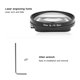 thumbnail image 5 of Irfora 58mm Lente Macro 10x Aumento Lupa Close Up para GoPro Hero 7 Black 6 5 Black Funda impermeable para accesorios GoPro Irfora Lente de cerca, 5 of 7