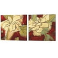 thumbnail image 2 of Metaverse Susan Davies 'Jungle Gardenia' Canvas Art (Set of 2), 2 of 4