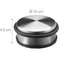 thumbnail image 4 of Small Stainless Steel Door Stop with Rubber Band, Metal, Silver, 10 x 4.5 cm, 4 of 5