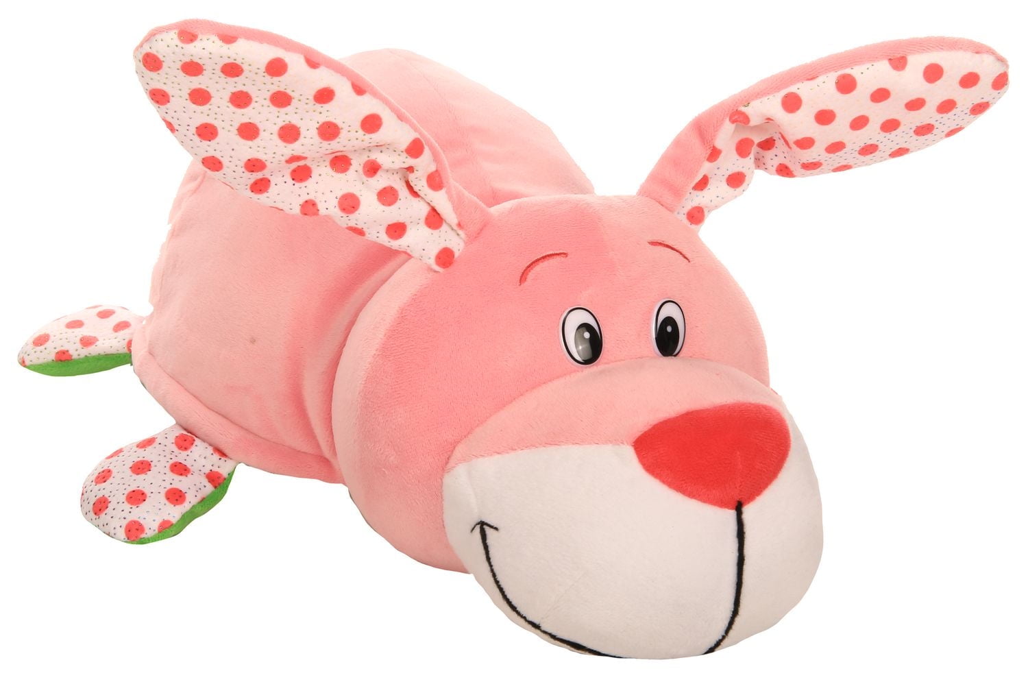 FlipaZoo Flip A Zoo 30" Puppy Transforming to  Bunny