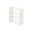 thumbnail image 3 of Shoe Rack under $5! kkbbma 4 Tier Small Shoe Rack, Narrow Stackable Shoe Shelf, Lightweight Shoe Rack Stand for Closet Dorm Storage Organizer, Front Door Entrance, Entryway, 3 of 9