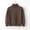 Coffee, variant on Crunowin Boys And Girls Turtleneck Cotton Sweater Solid Color Lightweight Pullover Kids Layering Tops Light Blue Size 14
