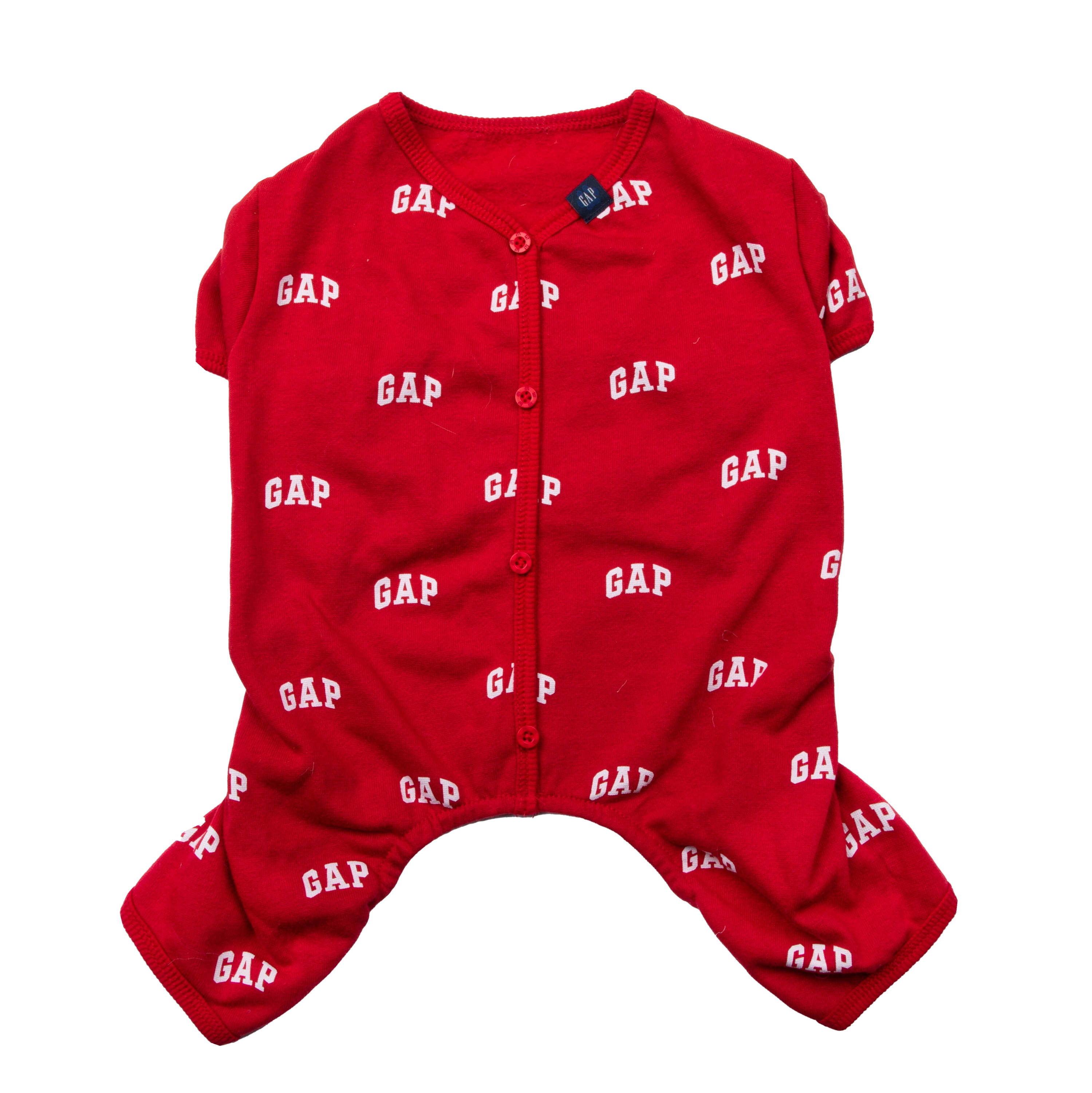 Gap Pet, Dog Clothes, Red Logo Print Pet Pajama