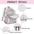 thumbnail image 4 of Bright Colorful Floral Print Ergonomic Backpack for Teens, 4 of 6