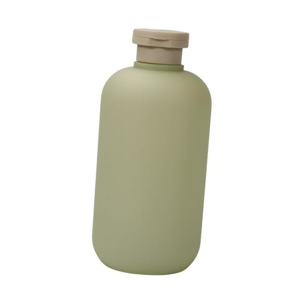 Botellas de viaje rellenables, envases vacíos, botella de gel de ducha, botella exprimible Verde 500ml
