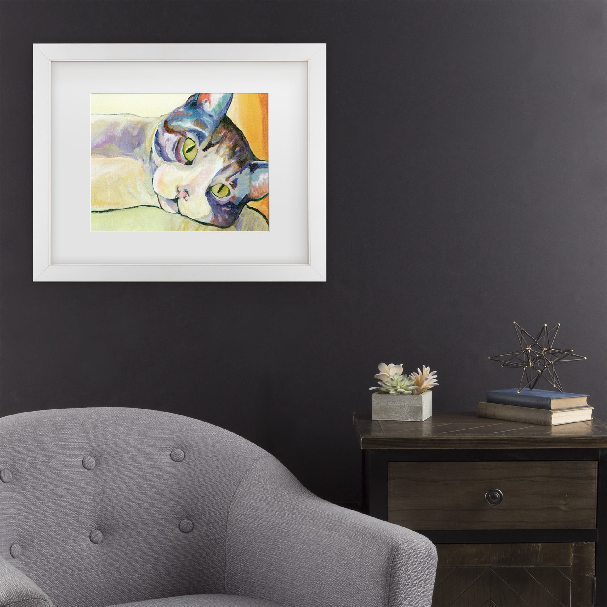 Trademark Fine Art 'Sunbather' Canvas Art by Pat Saunders-White