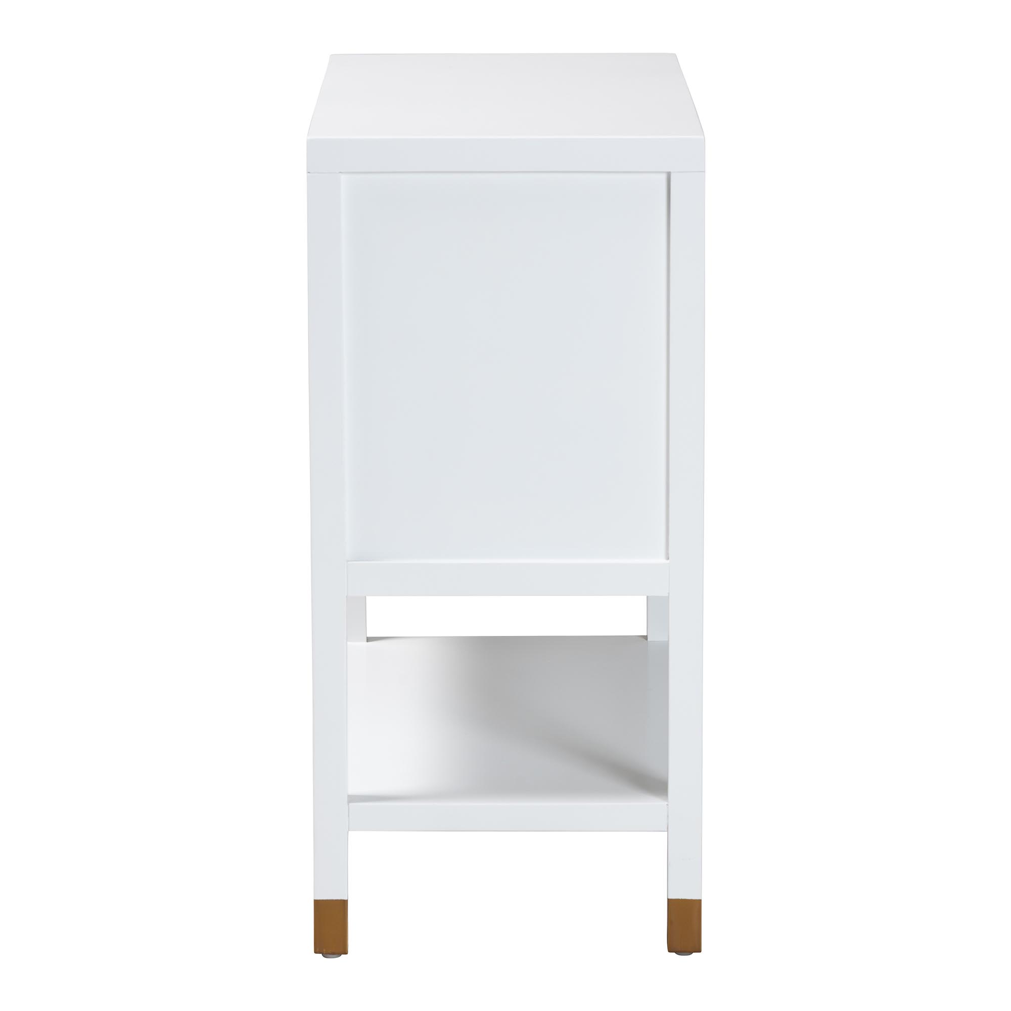 bali & pari Aiden Modern Storage Cabinet, White