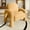 Yellow, variant on SEYNAR Modern Sherpa Accent Chair, Teddy Upholstered Armchair Single Sofa, Cozy Fluffy Reading Chair for Living Room, Bedrooms, Corner(Yellow)