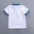 thumbnail image 3 of Ropa de manga corta para niños Traje de impresión Bebé Niños Ropa casual Blanco, 3 of 8