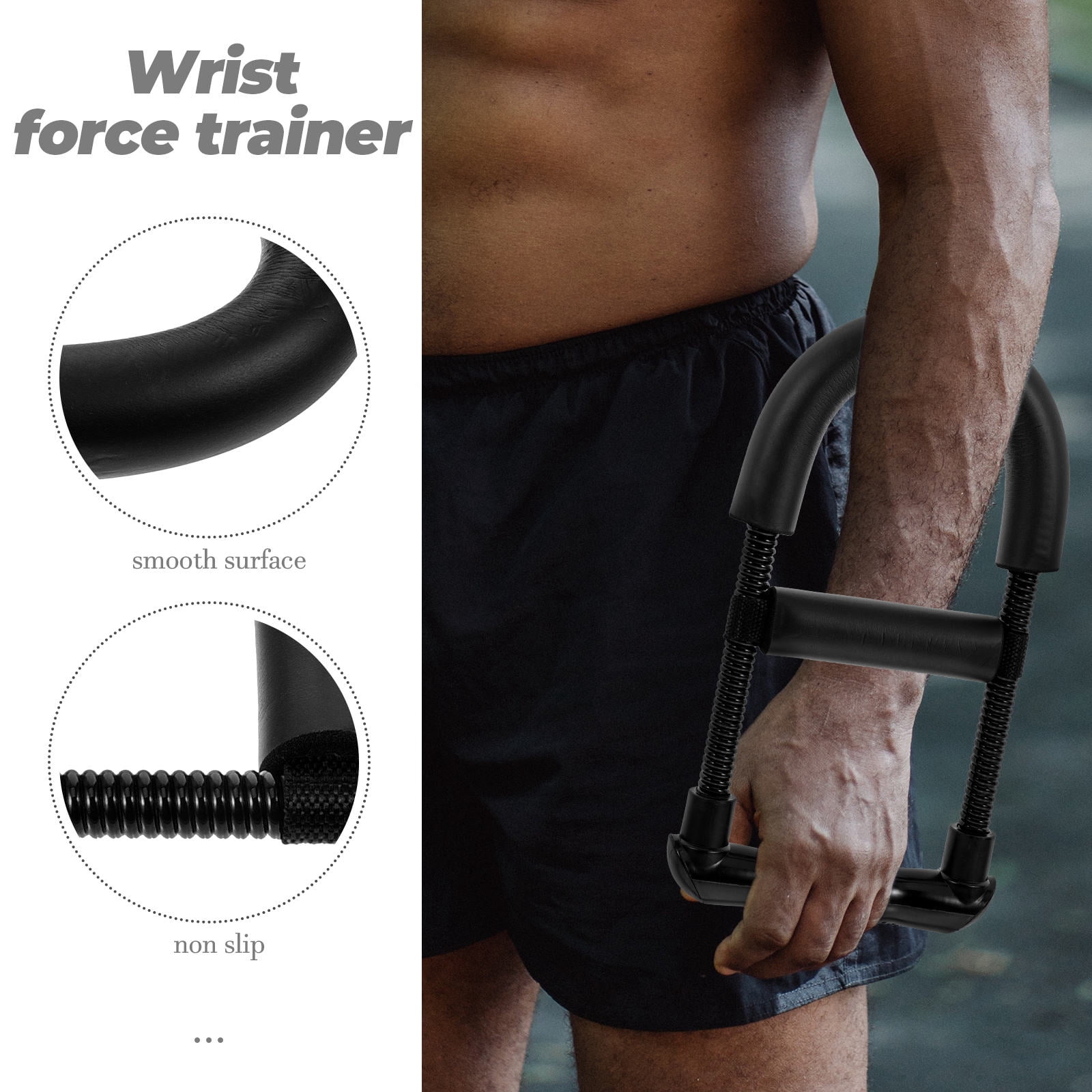 SWETRACE Wrist Force Trainer for Grip Strength and Forearm Exercise, 1 Piece Hand Grip Strengthener