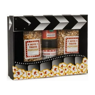 Movie Night Gift Set 13.2oz with 1 Microwave Popcorn & 4 Bottles of  Seasoning Salts - MSRF