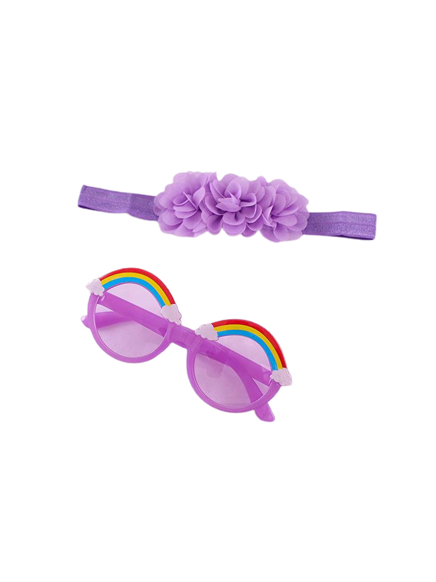 LSFYSZD Children Glasses, Girls Lovely Baby Cute Cartoon Eye Protect Funny Sunglasses Photo