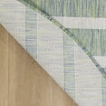 thumbnail image 5 of Nourison Positano 6' x Round Blue Green Ivory Modern Rug, 5 of 11