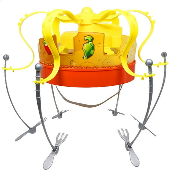 Toy Food Crown Food Game Family Kids Spinning & Crown Electronic Game Snacks Novelty funny toy