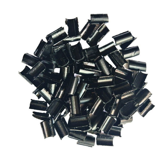 Transemion 50pcs/set Hair Extension Glue Bead Accessory Durable And Reusable Professional Styling Wide Range black 1Set