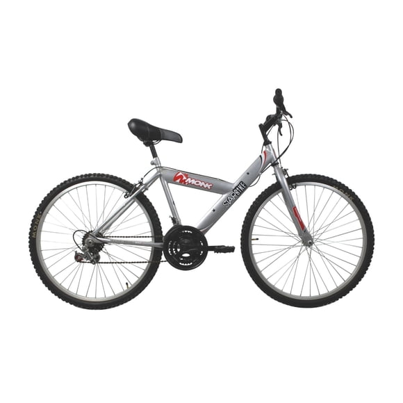 Bicicleta De Montaña Monk Starbike Rodada 26 Plata