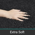 thumbnail image 3 of Junovo Soft Bathroom Rug Runner Absorbent Microfiber Bath Rugs for Bathroom Non Slip Bath Mat for Tub, Shower Floor,24"x70",Dark Gray, 3 of 6