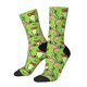 thumbnail image 1 of Balery Cute Green Frog Calcetas Largas con Estampado para Hombre y Mujer – Suaves y Transpirables, Talla Única (US 5-11), 1 of 6
