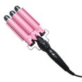 thumbnail image 1 of Portable Curling Iron with Three Buckets, Perfect for Hair Styling on the Go, Perfect for Home and Travel, Pink, 1 Count, 1 of 5