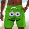 thumbnail image 2 of Purcolt Men's Swim Trunks Cartoon Drawstring Waist Bathing Suit Board Shorts Funny Novelty Beachwear with Pockets, 2 of 5