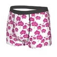 thumbnail image 2 of Wukai Orchids Flowers Print Men’s Underwear Breathable Boxer Briefs,&nbsp;Moisture Wicking & Breathable-X-Large, 2 of 7