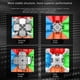thumbnail image 2 of Cubo de Rubik de cinco caras con forma de pirámide de fibra de carbono y dragón mágico combinado alienígena SQ12345, cubo de Rubik de competición, caja de regalo, 2 of 4