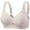 Light Gray, variant on Womens Bras Wireless Push up No Underwire Full Coverage V Neck Sports Bralettes With Support Lightweight Soft Comfort Everyday T-Shirt Bras Beige 38