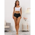 thumbnail image 5 of DARING DIVA Women's High-Waist Invisibles Underwear Breathable Panties S Black, 5 of 6