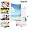 thumbnail image 2 of Palm Tree Beach Cotton Face Towels Absorbent Hand Towel Soft Bathroom Towel for Kitchen Hotel Decoration, 2 of 7