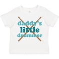 thumbnail image 3 of Inktastic Daddy's Little Drummer Boys or Girls Toddler T-Shirt, 3 of 5