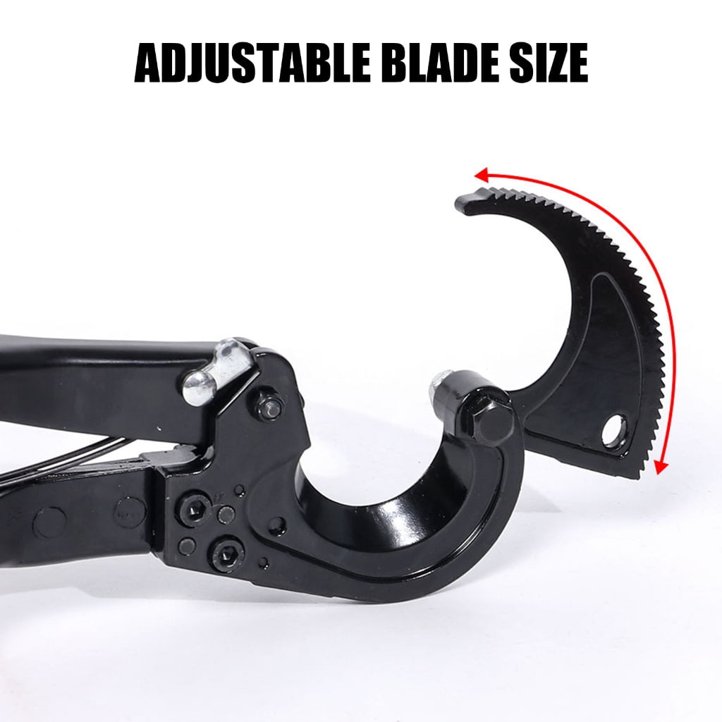 Ratcheting Cable Cutter Quick Release Ratcheting Wire Cable Cutter Cut with Comfortable Grip Handle Easy to Use Tool