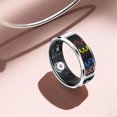 thumbnail image 1 of Activity Tracker Ring, Multi Modes Color Touch Screen APP Connection Smart Ring  for Daily Sports Size 8, 1 of 7