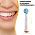 thumbnail image 2 of Unique Bargains 8pcs Electric Toothbrush Replacement Heads Kit White Gentle Clean Nylon Bristles, 2 of 6