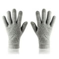 thumbnail image 2 of Fesfesfes Non-slip Touchscreen Gloves for Women Winter Knitted Warm Long Gloves for Young Ladies Clothes Sale, 2 of 4