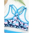 thumbnail image 7 of TiaoBug Kids Girls Two Pieces Swimsuits Y-Shaped Back Tank Top with Boyshorts, 7 of 7